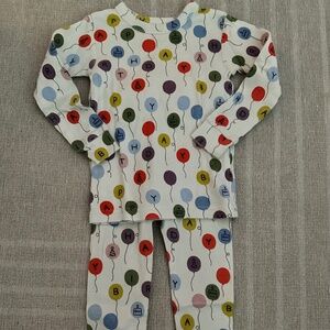Gap Happy Birthday Pajamas Set Sz 2T - Great Condition!